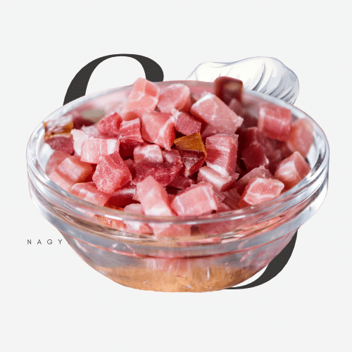 Kockázott bacon